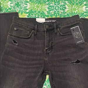 Original Use Charcoal Slim Taper stretch Jeans 30x30